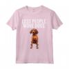 Meno Persona Più Cani Redbone Coonhound Maglietta - Regalo per Amanti dei Cani - Divertente Indumento per Introvertiti