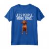 Meno Persona Più Cani Redbone Coonhound Maglietta - Regalo per Amanti dei Cani - Divertente Indumento per Introvertiti