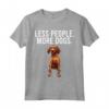 Meno Persona Più Cani Redbone Coonhound Maglietta - Regalo per Amanti dei Cani - Divertente Indumento per Introvertiti
