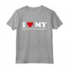 I Heart Dog Dad Mom - Amo il Coonhound nero e marrone chiaro Maglietta - Abbigliamento divertente Black And Tan Coonhound per Feste e Regali