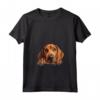 Donna Cane di Razza Cucciolo che Sbircia - Redbone Coonhound Maglietta con Collo a V - Ideale per Amanti dei Cani