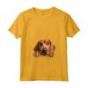 Donna Cane di Razza Cucciolo che Sbircia - Redbone Coonhound Maglietta con Collo a V - Ideale per Amanti dei Cani