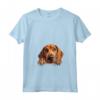 Donna Cane di Razza Cucciolo che Sbircia - Redbone Coonhound Maglietta con Collo a V - Ideale per Amanti dei Cani