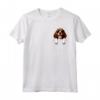 Pocket American English Coonhound - Maglietta simpatica per amanti dei cani - Ideale per regalo di Natale o compleanno