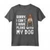 Sorry I Can't I Have Plans With My American English Coonhound - T-shirt divertente per amanti dei cani - Regalo per chi ama gli animali