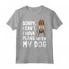 Sorry I Can't I Have Plans With My American English Coonhound - T-shirt divertente per amanti dei cani - Regalo per chi ama gli animali