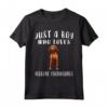 Solo Un Ragazzo Che Ama Cani Redbone Coonhound Maglietta - Regalo Divertente per Amanti dei Cani