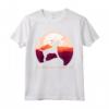 Silhouette Carina American Coonhound Maglietta - Cucciolo di papà o mamma - Ideale come Regalo per Amanti dei Cani
