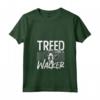 Treed With A Walker - Maglietta Treeing Walker Coonhound con Collo a V - Ideale per Proprietari di Cani e Amanti degli Animali