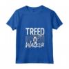 Treed With A Walker - Maglietta Treeing Walker Coonhound con Collo a V - Ideale per Proprietari di Cani e Amanti degli Animali