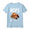 NOPE NOT OGGI - Lazy Dog Divertente Redbone Coonhound Maglietta - Ideale per Regalare agli Amanti dei Cani - Compleanno, Ringraziamento, Natale