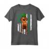 Bandiera Irlandese San Patrizio Redbone Coonhound Maglietta - Regalo Divertente per Amanti dei Cani