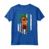 Bandiera Irlandese San Patrizio Redbone Coonhound Maglietta - Regalo Divertente per Amanti dei Cani