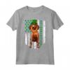 Bandiera Irlandese San Patrizio Redbone Coonhound Maglietta - Regalo Divertente per Amanti dei Cani