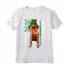 Bandiera Irlandese San Patrizio Redbone Coonhound Maglietta - Regalo Divertente per Amanti dei Cani