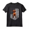 Bandiera Americana Redbone Coonhound - Maglietta 4th Of July USA - Ideale per Amanti dei Cani e Patrioti