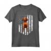 Bandiera Americana Redbone Coonhound - Maglietta 4th Of July USA - Ideale per Amanti dei Cani e Patrioti