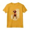 Bandiera Americana Redbone Coonhound - Maglietta 4th Of July USA - Ideale per Amanti dei Cani e Patrioti