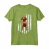 Bandiera Americana Redbone Coonhound - Maglietta 4th Of July USA - Ideale per Amanti dei Cani e Patrioti