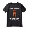 Cani Mi Dendono Felice Redbone Coonhound Maglietta - Regalo Divertente per Amanti dei Cani