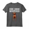 Il Cane Susurra Redbone Coonhound Maglietta - Regalo Divertente per Amanti dei Cani - Indumento con Il Detto Redbone Coonhound Whisperer