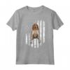 Bandiera Americana Bianco American English Coonhound Maglietta - Regalo per Amanti dei Cani - 4th Of July