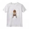 Bandiera Americana Bianco American English Coonhound Maglietta - Regalo per Amanti dei Cani - 4th Of July