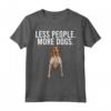 Meno Persona Più Cani - American English Coonhound Maglietta Divertente per Amanti dei Cani - Regalo per il Cane