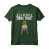 Meno Persona Più Cani - American English Coonhound Maglietta Divertente per Amanti dei Cani - Regalo per il Cane