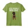 Meno Persona Più Cani Black and Tan Coonhound Maglietta - Regalo Divertente per Amanti dei Cani e Introvertiti