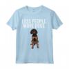 Meno Persona Più Cani Black and Tan Coonhound Maglietta - Regalo Divertente per Amanti dei Cani e Introvertiti