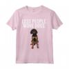 Meno Persona Più Cani Black and Tan Coonhound Maglietta - Regalo Divertente per Amanti dei Cani e Introvertiti
