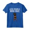 Meno Persona Più Cani Black and Tan Coonhound Maglietta - Regalo Divertente per Amanti dei Cani e Introvertiti