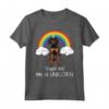 Arcobaleno Mágico Unicorno Black And Tan Coonhound Maglietta - Regalo Divertente per Amanti dei Cani