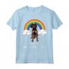 Arcobaleno Mágico Unicorno Black And Tan Coonhound Maglietta - Regalo Divertente per Amanti dei Cani