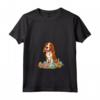 Donna American English Coonhound Cane Razza Buona Pasqua Uomini Donne Maglietta con Collo a V - Felice Pasqua American English Coonhound - Ideale per Festeggiare con la Famiglia