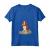 Donna American English Coonhound Cane Razza Buona Pasqua Uomini Donne Maglietta con Collo a V - Felice Pasqua American English Coonhound - Ideale per Festeggiare con la Famiglia