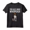 Il Cane Susurra Treeing Walker Coonhound Maglietta - Regalo Divertente per Amanti dei Cani - Ideale per Proprietari di Treeing Walker Coonhound
