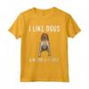 Piacciono Cani e Tre Persone American English Coonhound Maglietta - I Like Dogs - Ideale Regalo per Amanti dei Cani