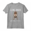 Piacciono Cani e Tre Persone American English Coonhound Maglietta - I Like Dogs - Ideale Regalo per Amanti dei Cani