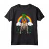 American English Coonhound St Patricks Day Leprechaun - Maglietta per Amanti dei Cani - Regalo Originale per San Patrizio