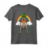 American English Coonhound St Patricks Day Leprechaun - Maglietta per Amanti dei Cani - Regalo Originale per San Patrizio