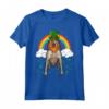 American English Coonhound St Patricks Day Leprechaun - Maglietta per Amanti dei Cani - Regalo Originale per San Patrizio