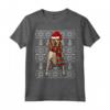 Natale Ugly Christmas American English Coonhound Maglietta - Ideale per Amanti dei Cani - Regalo Divertente per Fido
