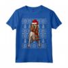 Natale Ugly Christmas American English Coonhound Maglietta - Ideale per Amanti dei Cani - Regalo Divertente per Fido