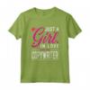 Donna Just a Girl in Love with Her Copywriter - Funny Wife Maglietta - Perfect Gift Idea for Copywriter's Woman or Girlfriend
