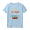 Keep Calm The Copywriter Is Here - Personalizzato Maglietta Divertente per Copywriter - Ideale per Regalo o Mostrare Apprezzamento