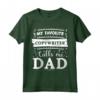 Il mio Copywriter preferito mi chiama papà - Maglietta divertente per Copywriter - Idea Regalo per gli amanti della scrittura