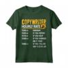 Funny Copywriter Hourly Rate - Copywriting Copywriter Maglietta - Ideal Gift for Dad, Brother, Husband - Buy Online Now