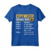 Funny Copywriter Hourly Rate - Copywriting Copywriter Maglietta - Ideal Gift for Dad, Brother, Husband - Buy Online Now